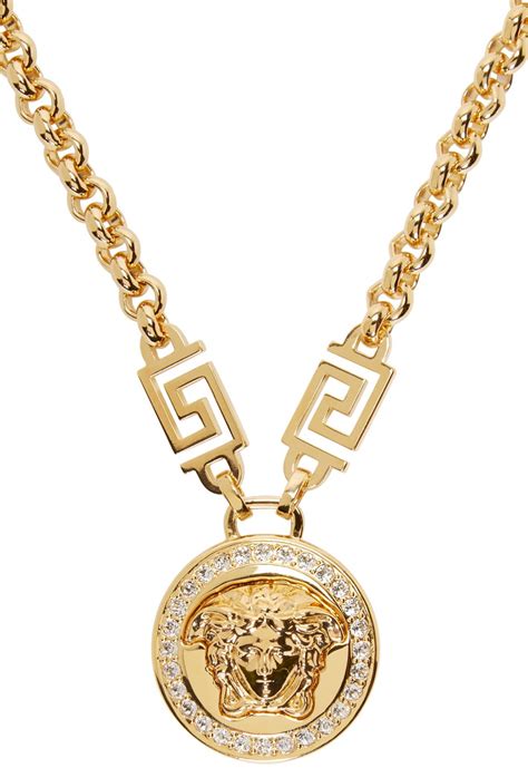 are versace jewelry real gold|14k Gold Versace pendant.